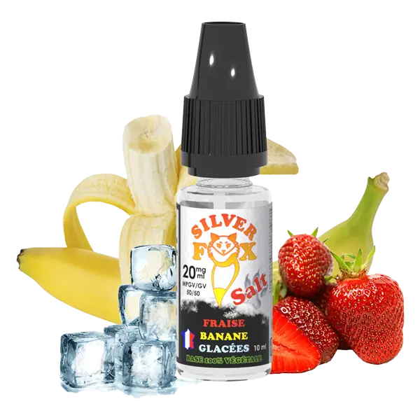 ViP Silver Fox Fraise Banane Glaces E-Liquid