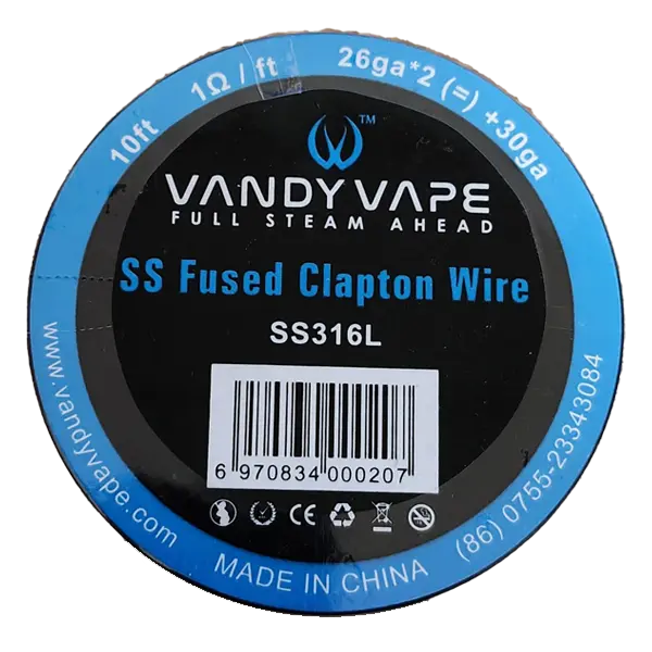 Vandy Vape SS316L Fused Clapton Draht