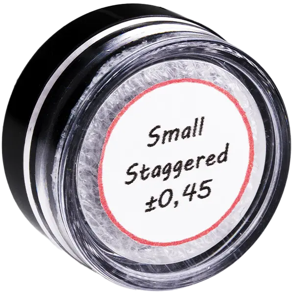RP Coils Small Staggered 0.45 Ohm Handgefertigte Coils