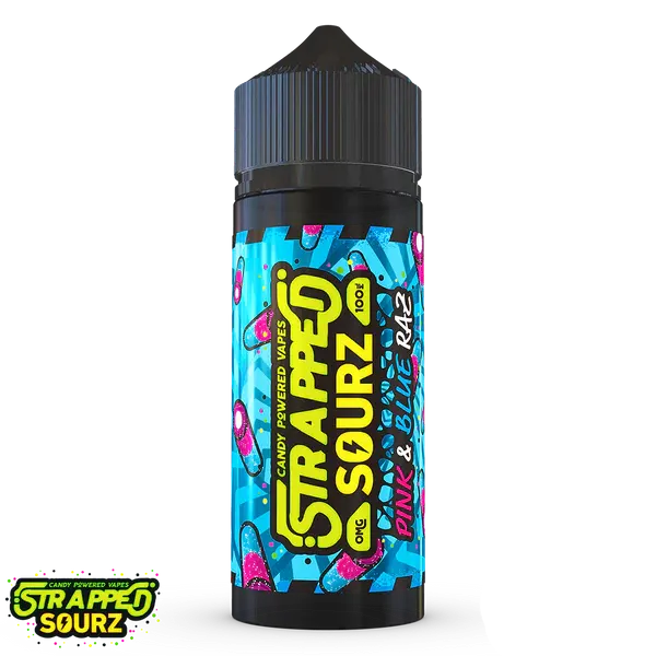 Strapped Sourz Pink und Blue Raz 100ml/120ml