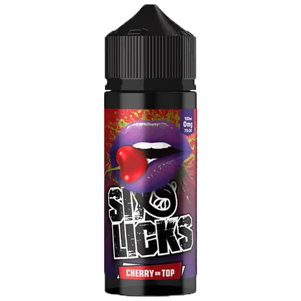 Six Licks Cherry on Top 100ml/120ml