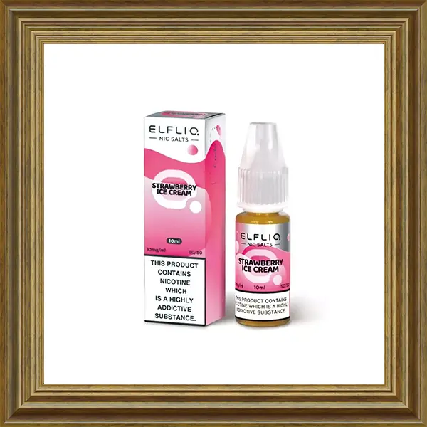 Elfbar Elfliq Strawberry Ice Cream 10ml/20mg
