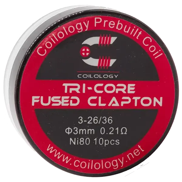 Coilology Tri-Core Fused Clapton Ni80 Set mit 10 Stück