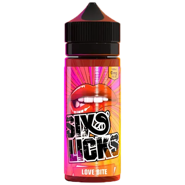 Six Licks Love Bite 100ml/120ml