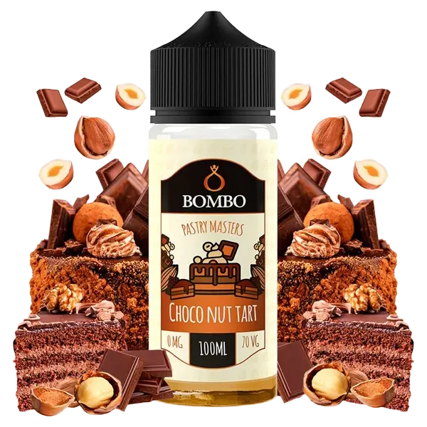 Bombo Choco Nut Tart Shortfill Liquid 100ml/120ml
