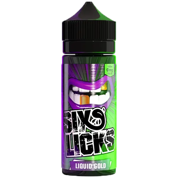 Six Licks Liquid Gold 100ml/120ml